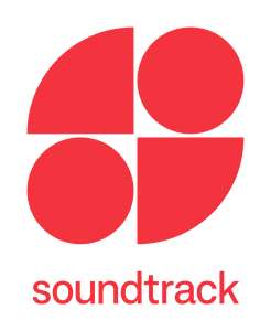 soundtrack your brand logo rojo